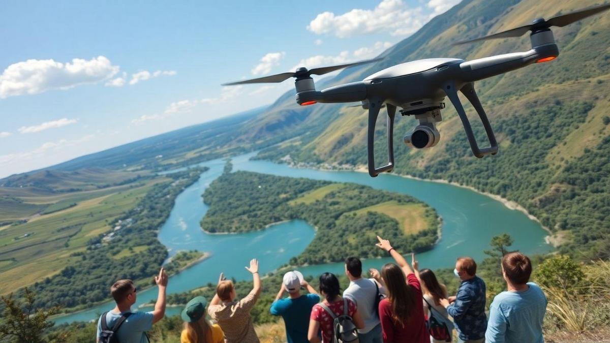 Boosting Engagement with Interactive Aerial Tours