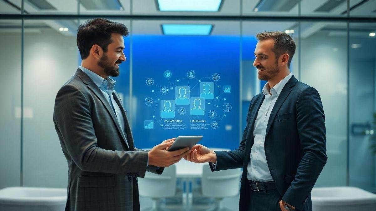 Lead nurturing and sales handoff with AI signals