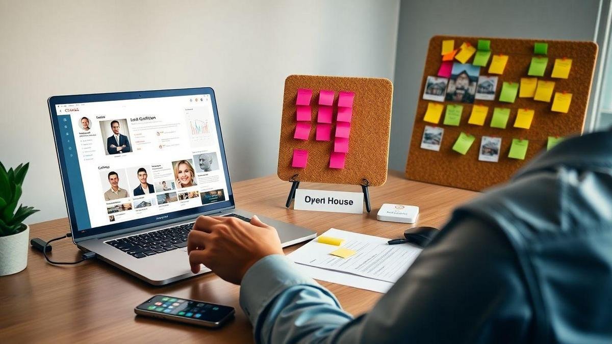 Capture and qualification methods for a sales funnel for real estate agents