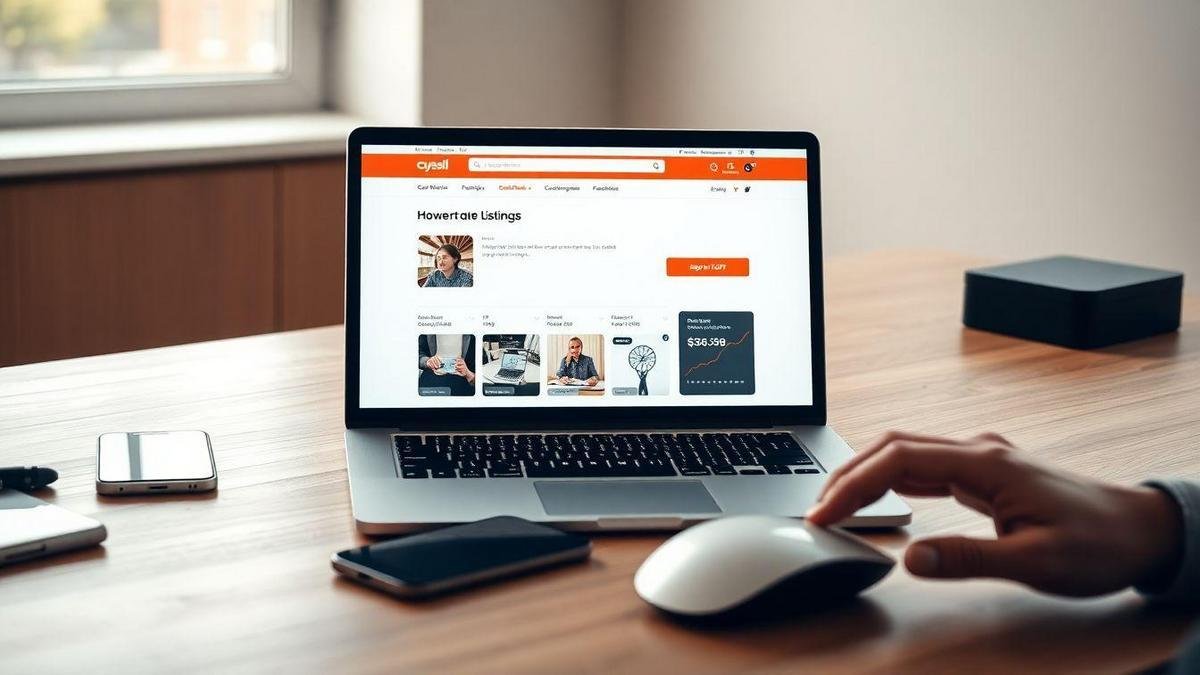 Conversion optimized landing pages for listings